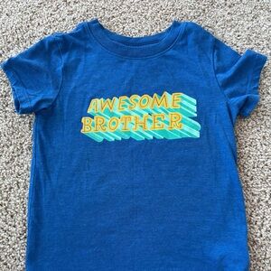 Awesome Brother Blue Kids T-Shirt big brother bro
